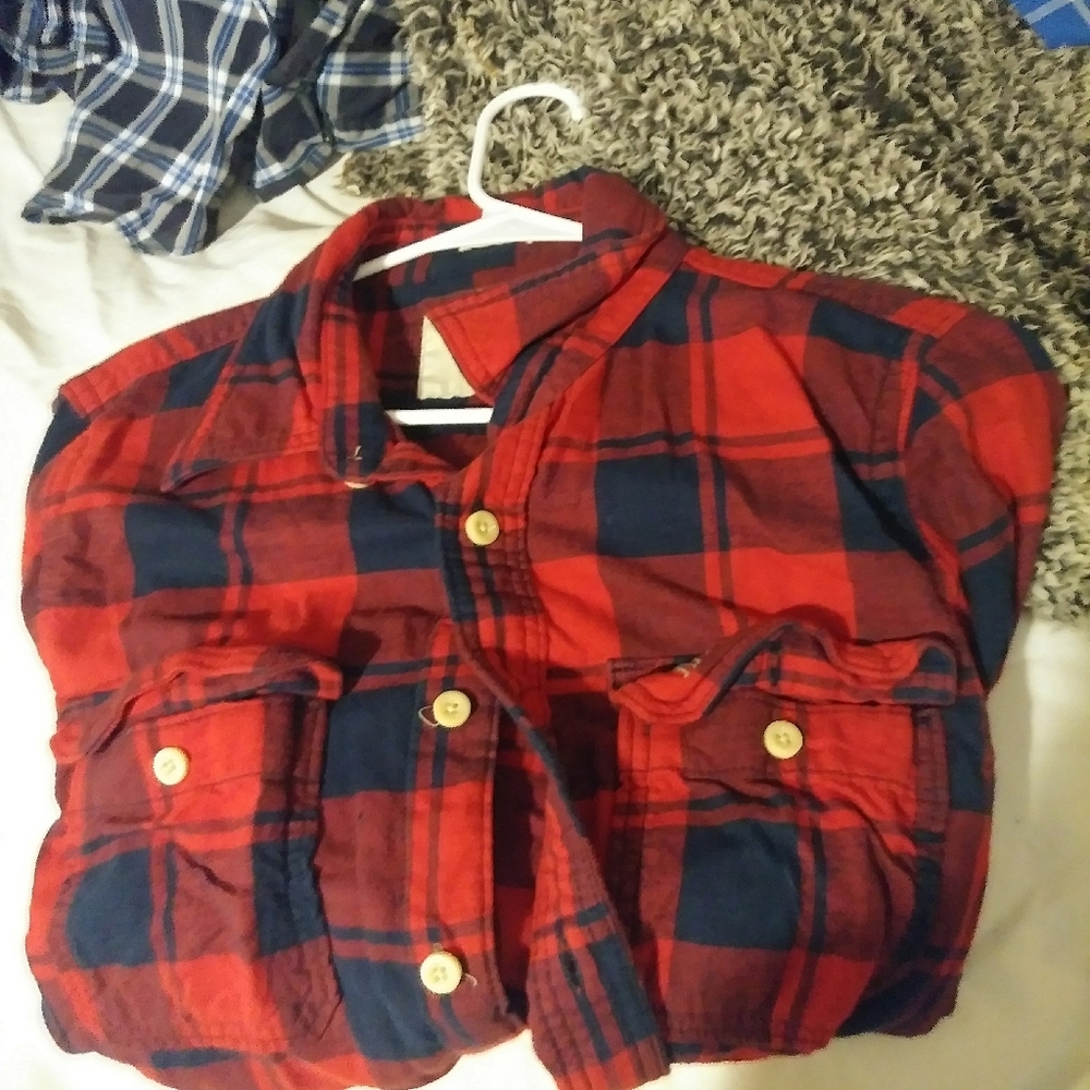 Abercrombie and Fitch mens flannel shirt
